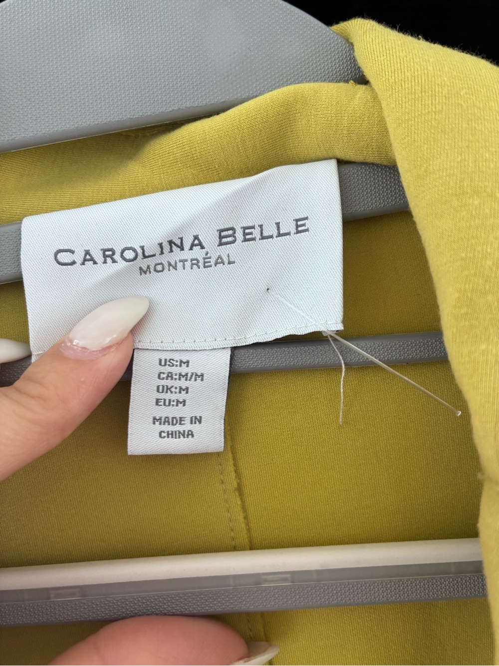 Carolina Belle Mustard Yellow Open-Front Blazer Jacket - Picture 4 of 5